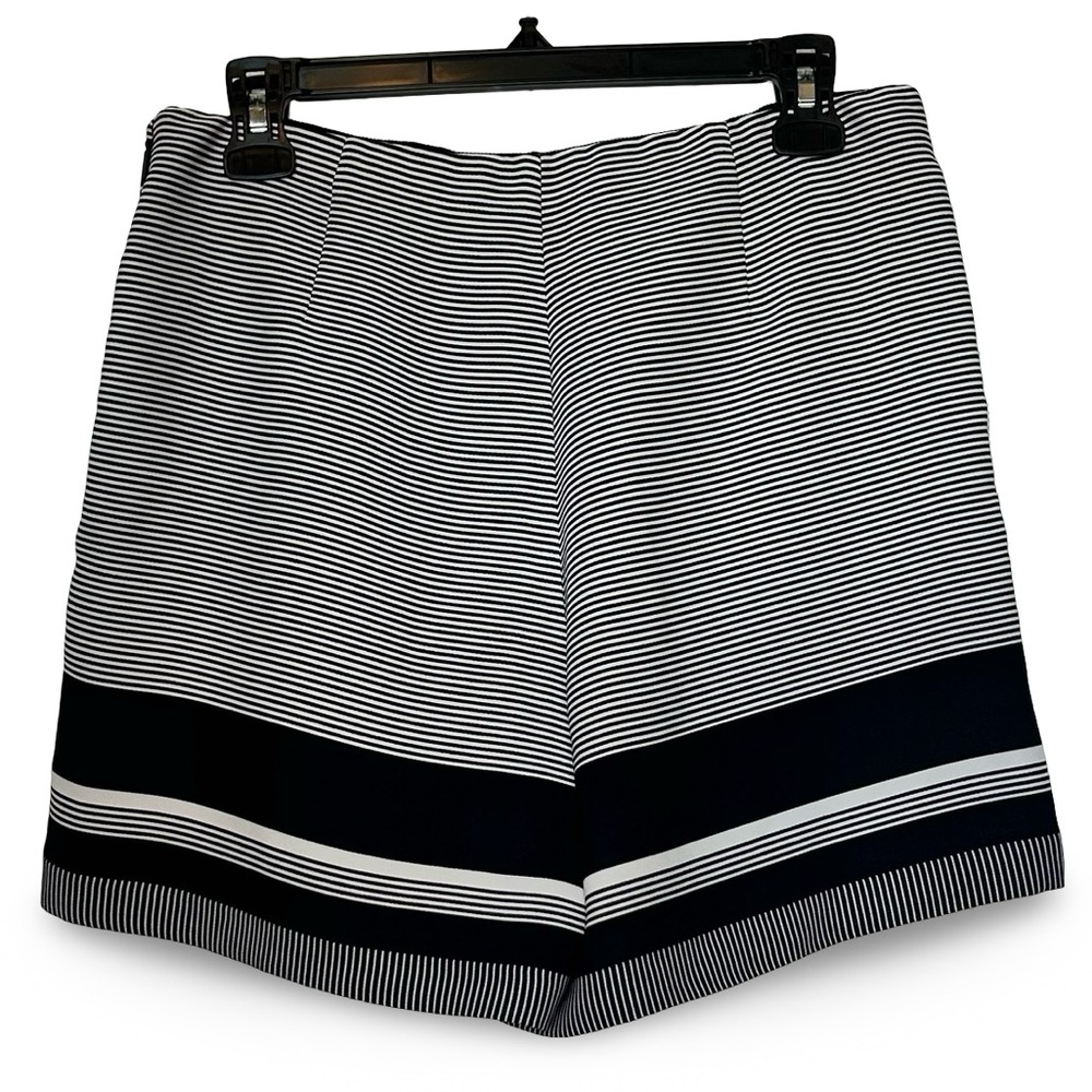 Armani Exchange Striped High Waist Shorts